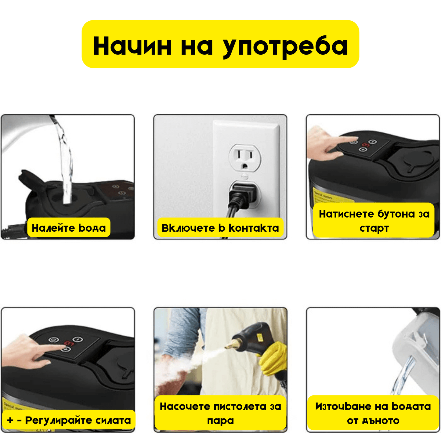 Мощна мултифункционална парочистачка за безупречна хигиена!