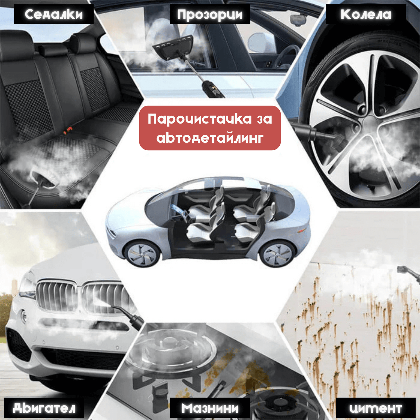 Мощна мултифункционална парочистачка за безупречна хигиена!