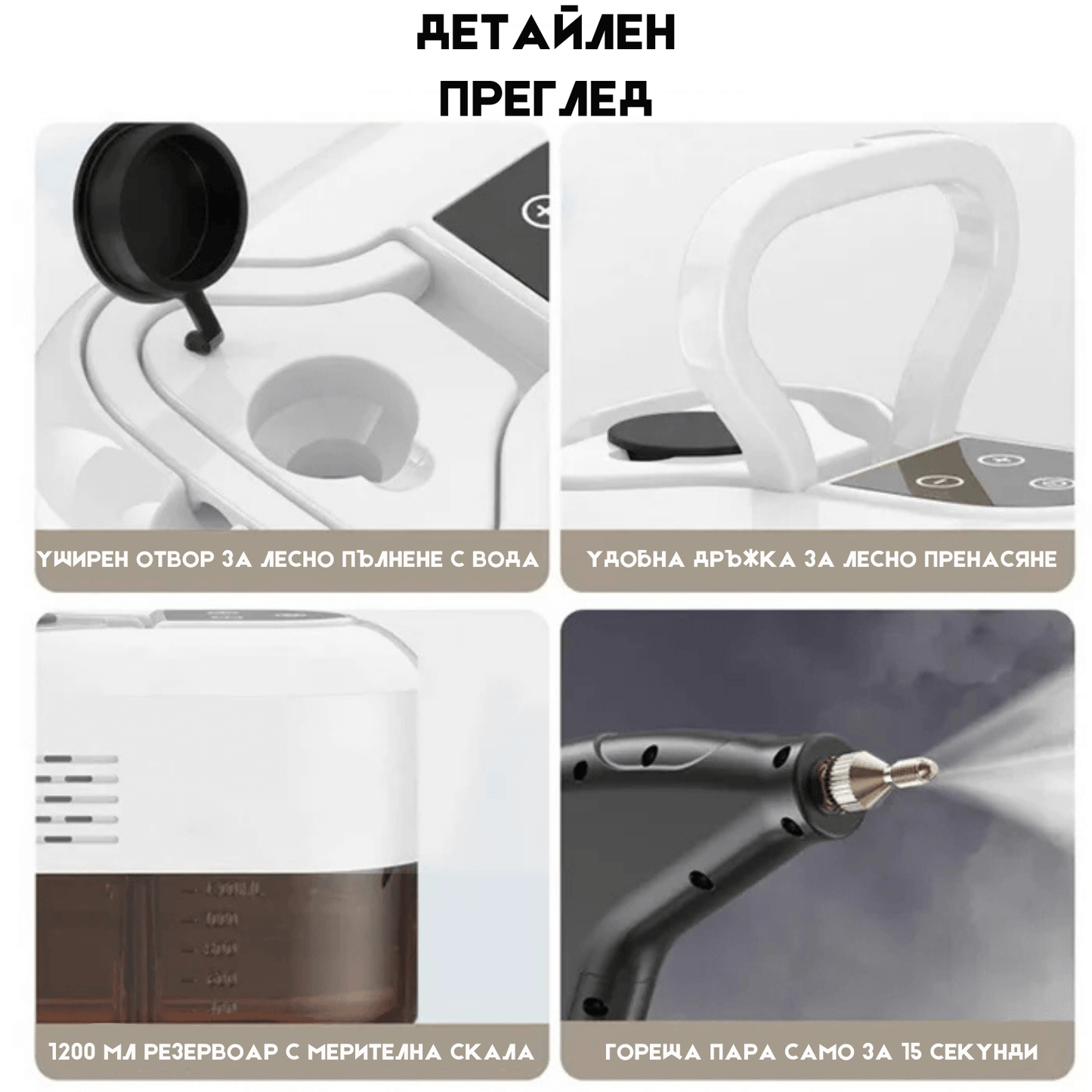 Мощна мултифункционална парочистачка за безупречна хигиена!